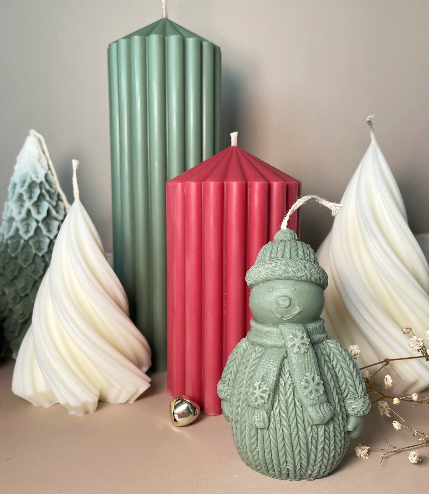 Snowman Candles | Set of 3