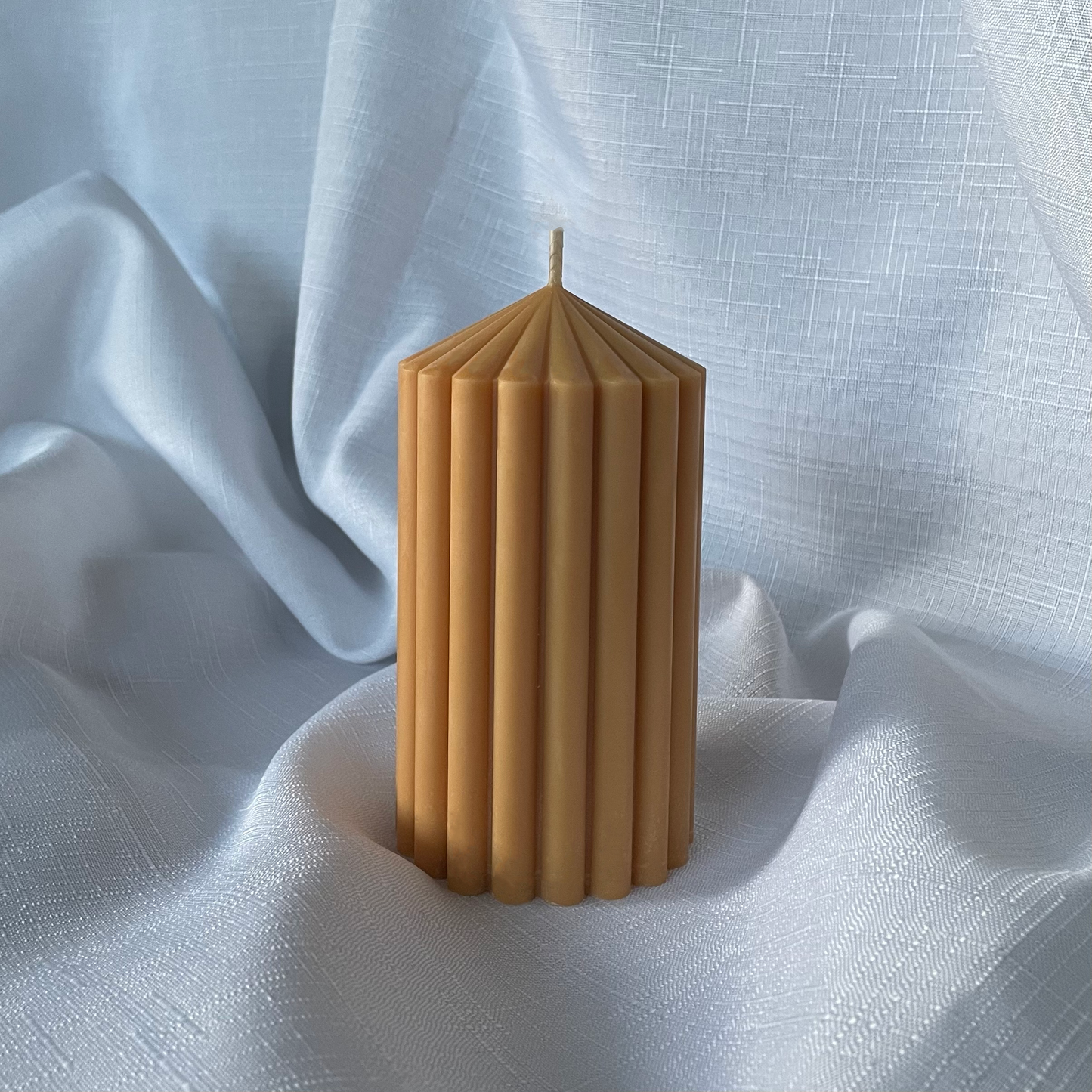 Vanilla Caramel Candle - Handmade in Australia - Scented Pillar Candle