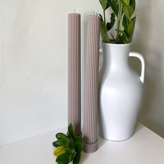 Gardenia Pillar Candle - Handmade in Australia - Scented Candles