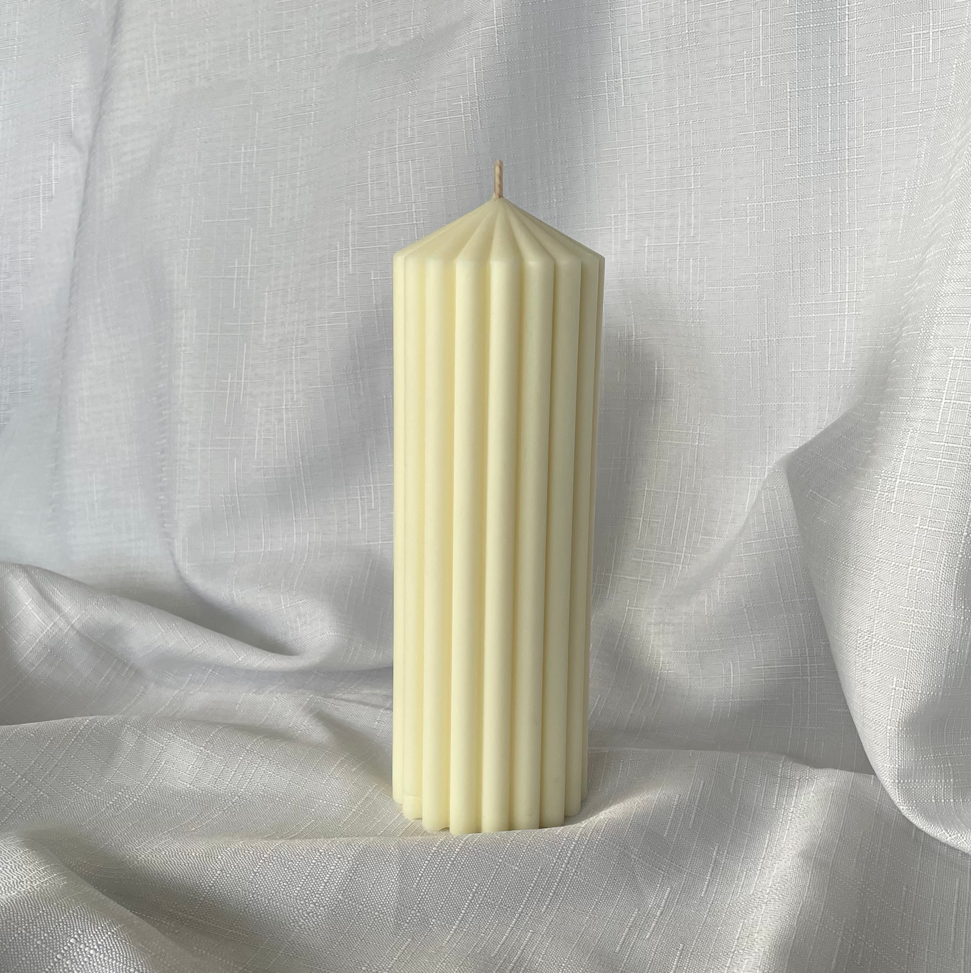 White Tall Candles - Handmade in Australia - Scented Candles